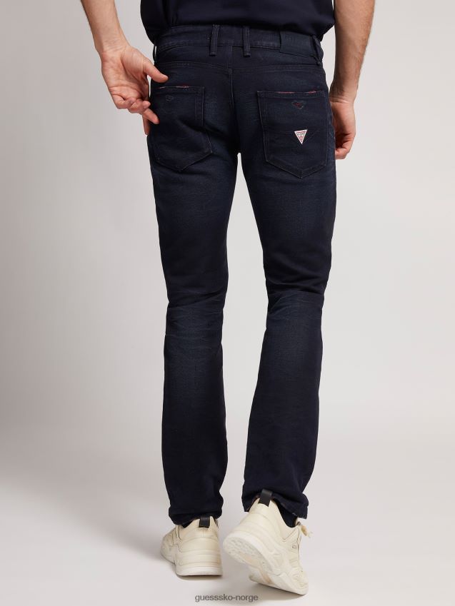 Guess rød slim fit denimbukse rød menn F0LJ801287