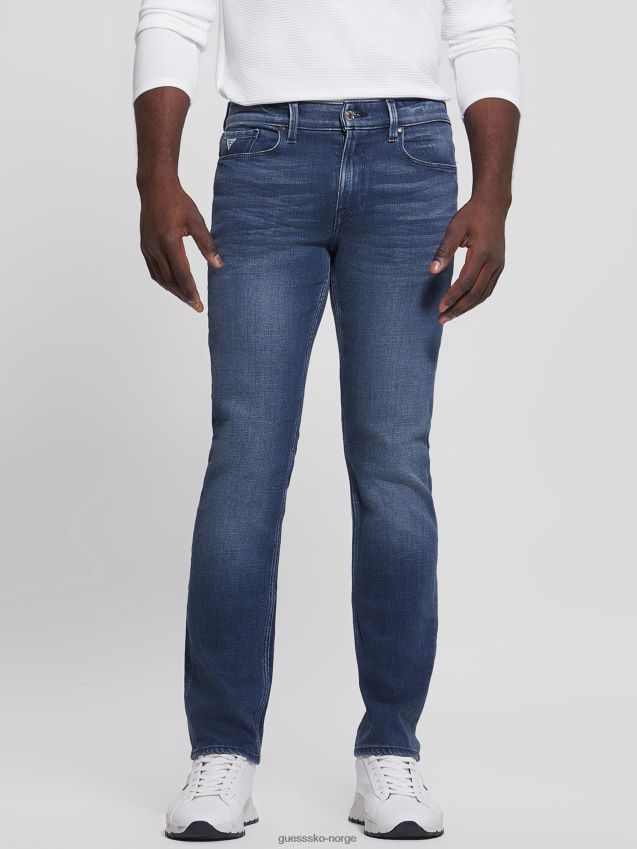 Guess rette jeans delta vask delta vask menn F0LJ8010617