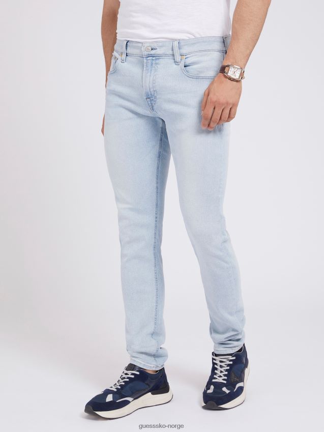 Guess skinny fit denim blå bukse ny trend blå menn F0LJ80112