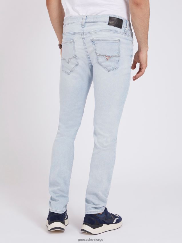 Guess skinny fit denim blå bukse ny trend blå menn F0LJ80112