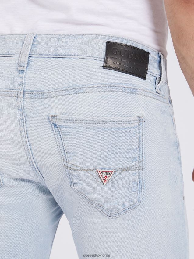 Guess skinny fit denim blå bukse ny trend blå menn F0LJ80112