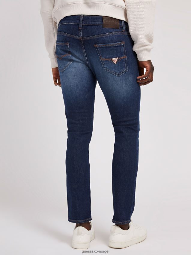 Guess skinny fit denim bukse blå ny blå menn F0LJ80765