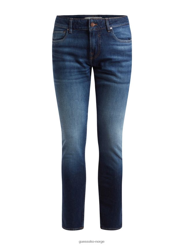 Guess skinny fit denim bukse blå ny blå menn F0LJ80765