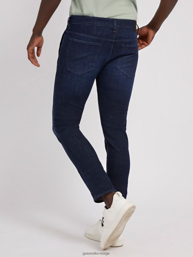 Guess skinny fit denim bukse blå trend blå menn F0LJ80363