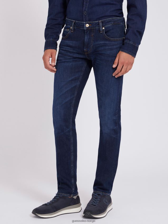 Guess skinny fit denimbukse blå menn F0LJ80220