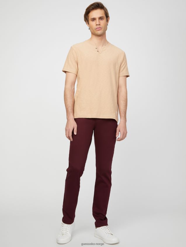 Guess skotsk skinny jeans marmont rød marmont rød menn F0LJ808092