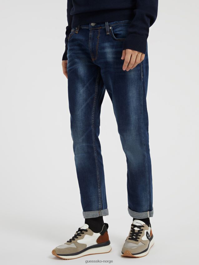 Guess slim fit denim blå bukse blå menn F0LJ8089