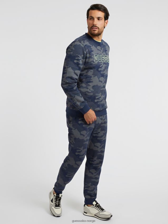 Guess all over kamuflasjetrykk joggerbukse grå multi grå multi menn F0LJ80631