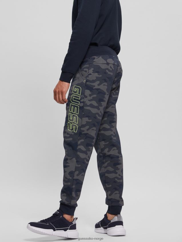 Guess all over kamuflasjetrykk joggerbukse grå multi grå multi menn F0LJ80631