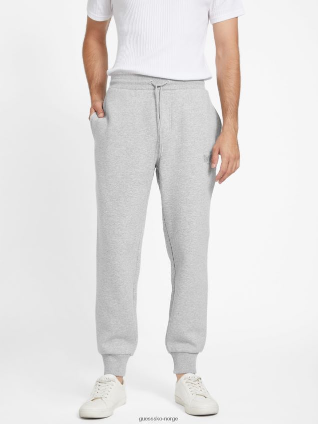 Guess eco harvey logo joggers lys melert grå lys melert grå menn F0LJ808580