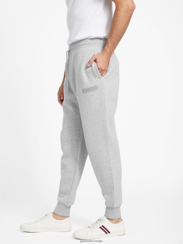 Guess eco harvey logo joggers lys melert grå lys melert grå menn F0LJ808580