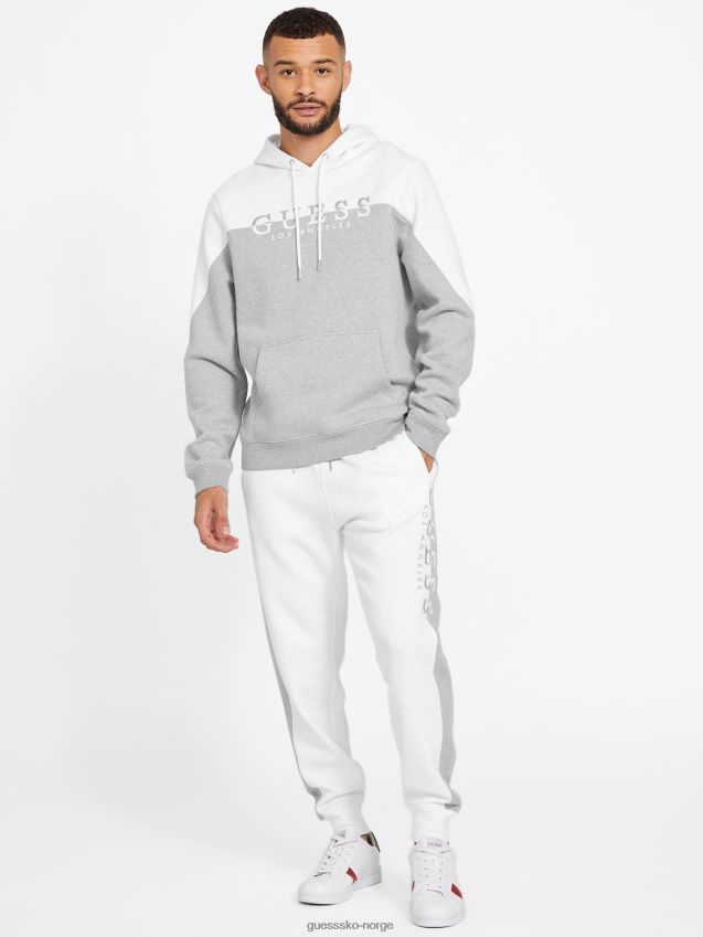 Guess eco marcus logo joggers ren hvit Ren hvit menn F0LJ808011