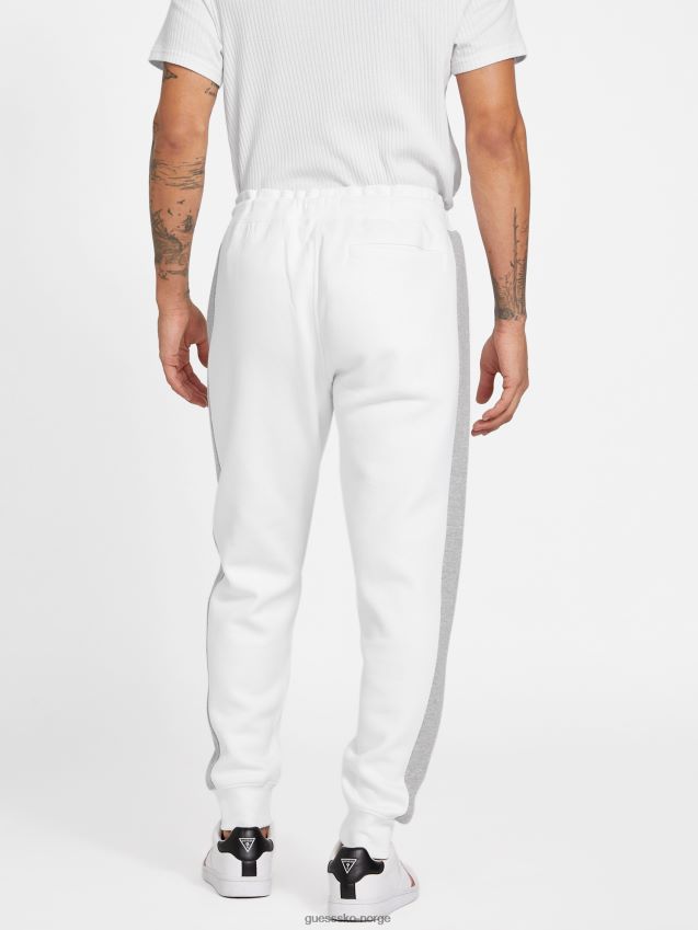 Guess eco marcus logo joggers ren hvit Ren hvit menn F0LJ808011