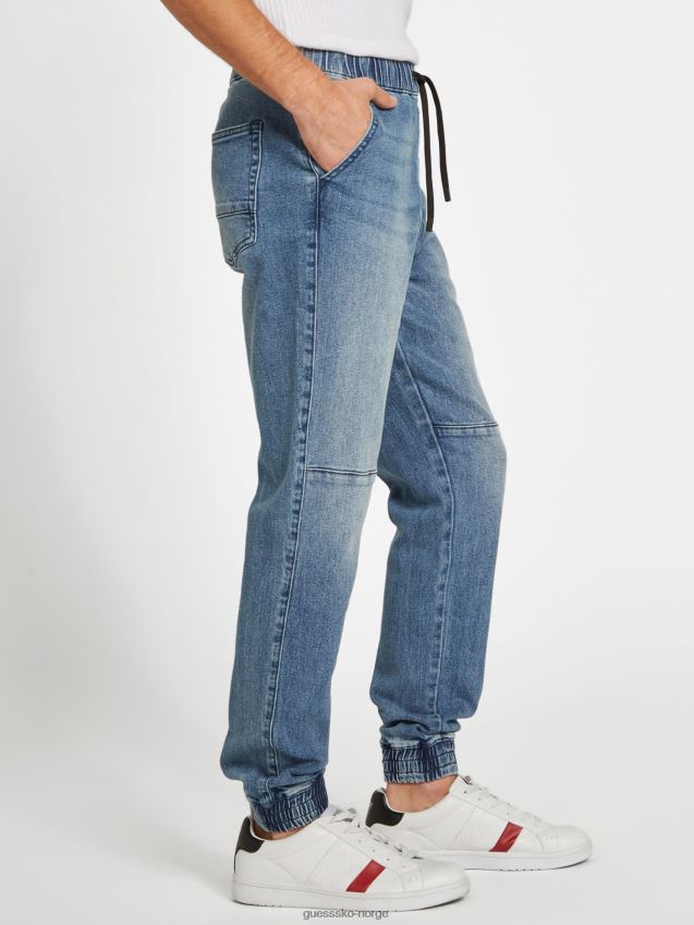 Guess eco ryan joggers middels vask middels vask menn F0LJ807855