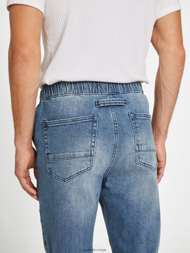 Guess eco ryan joggers middels vask middels vask menn F0LJ807855