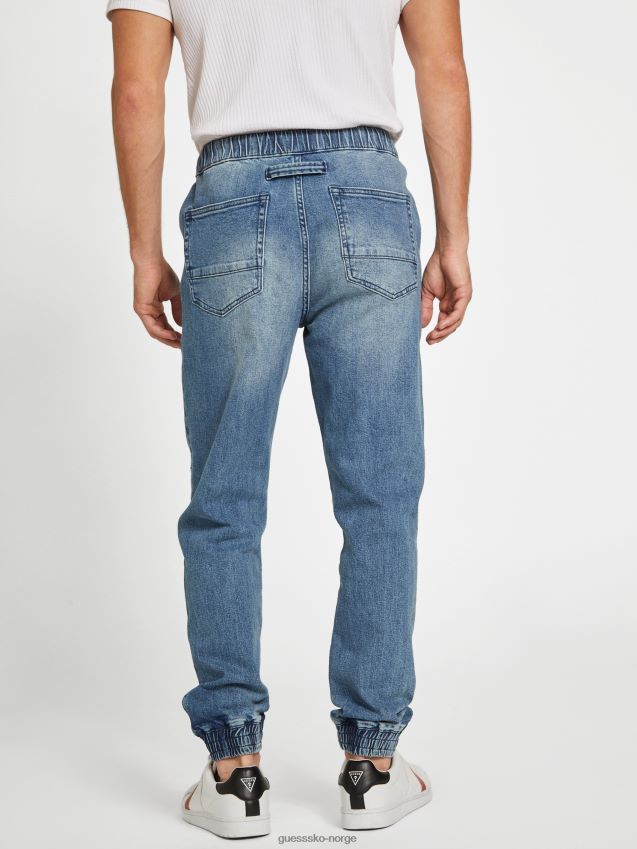 Guess eco ryan joggers middels vask middels vask menn F0LJ807855