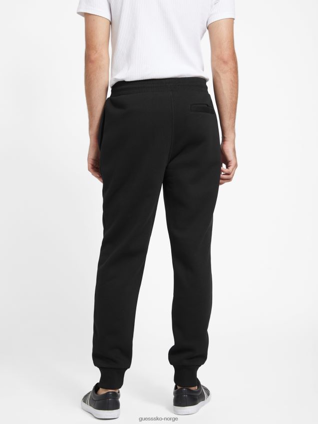 Guess jet black øko harvey logo joggere kulsvart menn F0LJ808357
