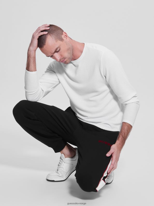 Guess øko matte joggebukse kulsort kulsvart menn F0LJ8010509