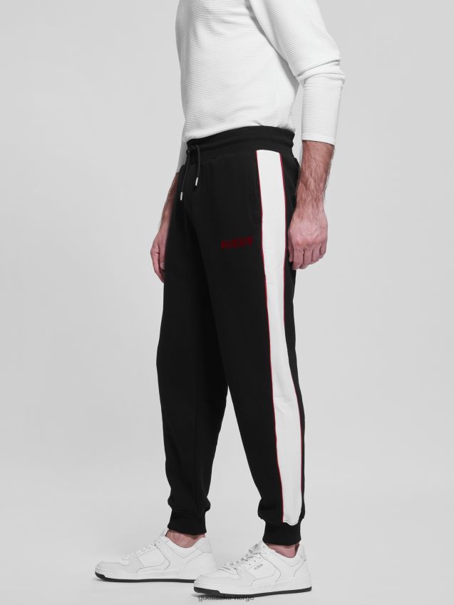 Guess øko matte joggebukse kulsort kulsvart menn F0LJ8010509
