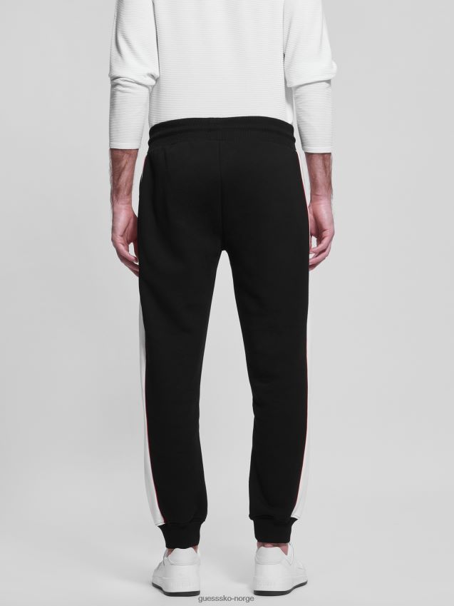 Guess øko matte joggebukse kulsort kulsvart menn F0LJ8010509