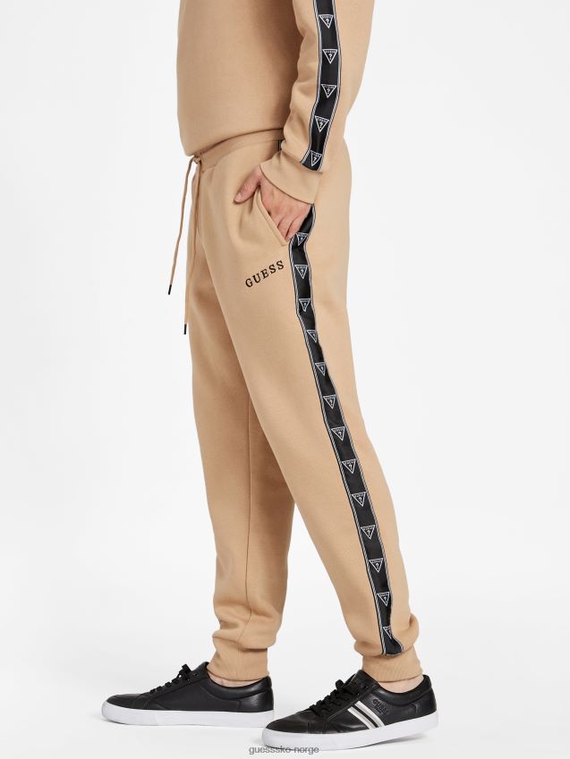Guess ristet taupe øko dover jogger ristet taupe menn F0LJ808093