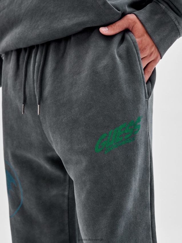 Guess svart joggebukse med flere batman-trykk svart multi menn F0LJ80777