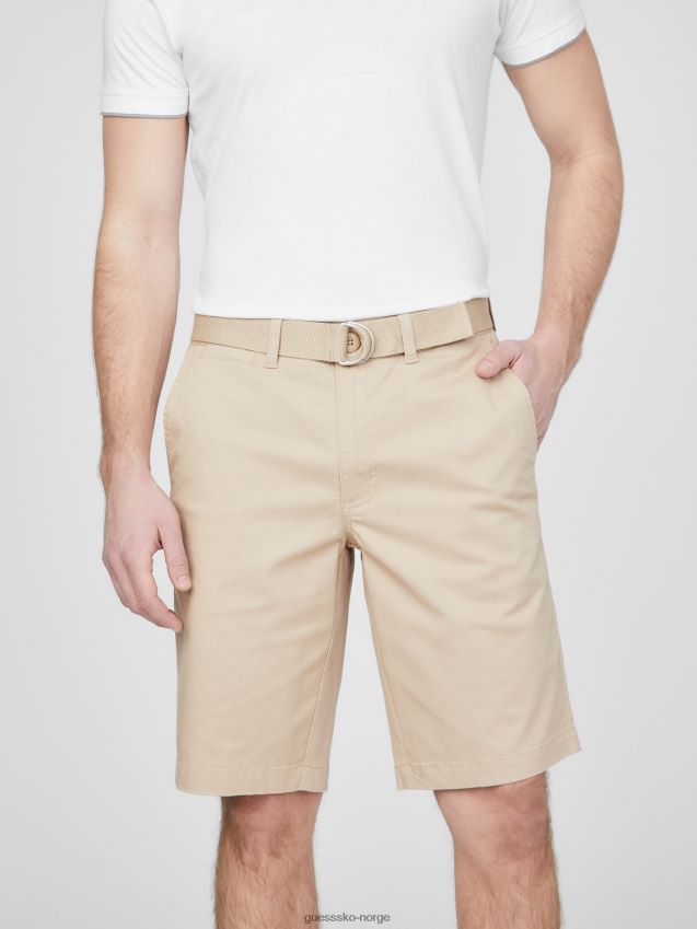 Guess abel stretch shorts med flat front g118 g118 menn F0LJ808515