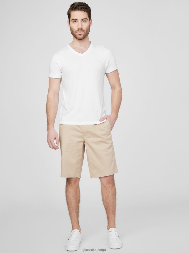 Guess abel stretch shorts med flat front g118 g118 menn F0LJ808515