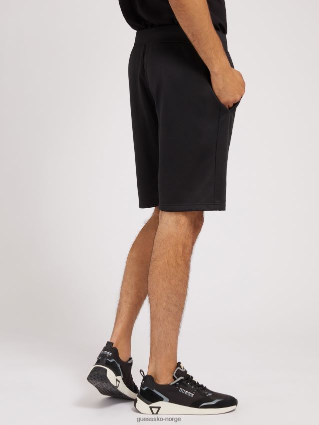 Guess bak logo kort svart svart menn F0LJ80844