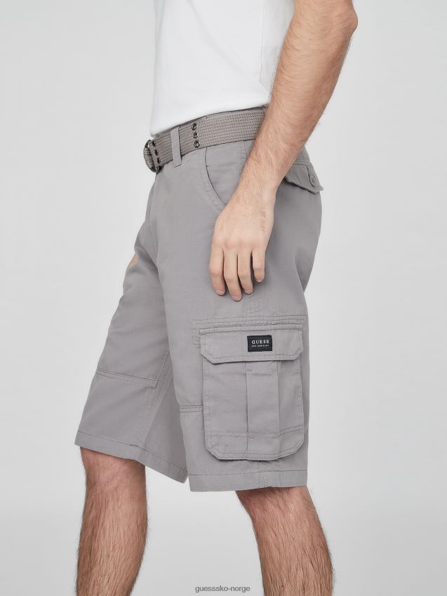 Guess grå magnet karl cargo shorts grå magnet menn F0LJ808507