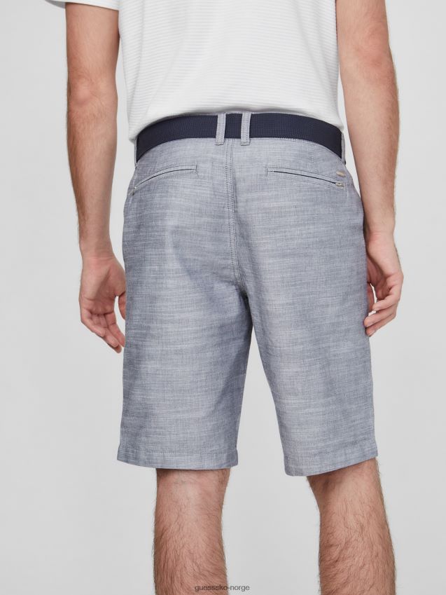 Guess indigo jeans culver belte-shorts indigo jeans menn F0LJ808372