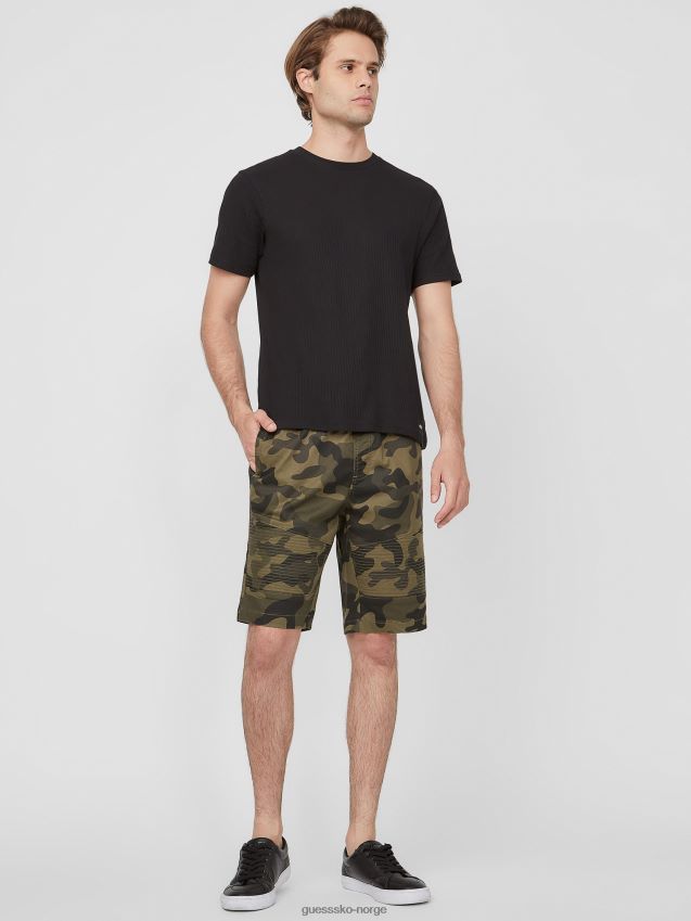 Guess kamuflasje phoenix moto-shorts kamuflere menn F0LJ808519
