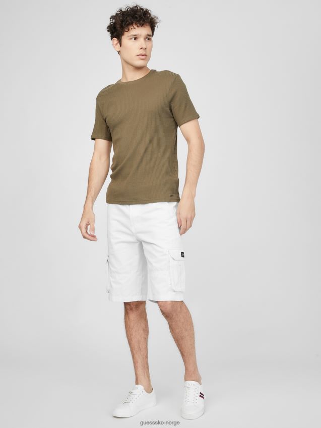 Guess karl cargo shorts ren hvit Ren hvit menn F0LJ808508