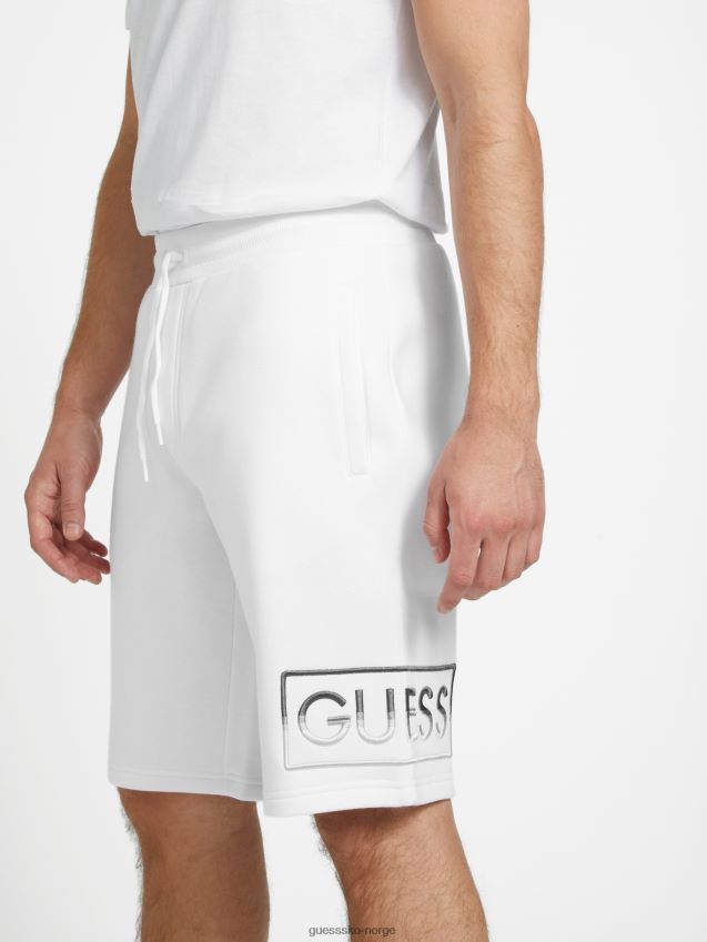 Guess ren hvit hartley strikkeshorts Ren hvit menn F0LJ808444
