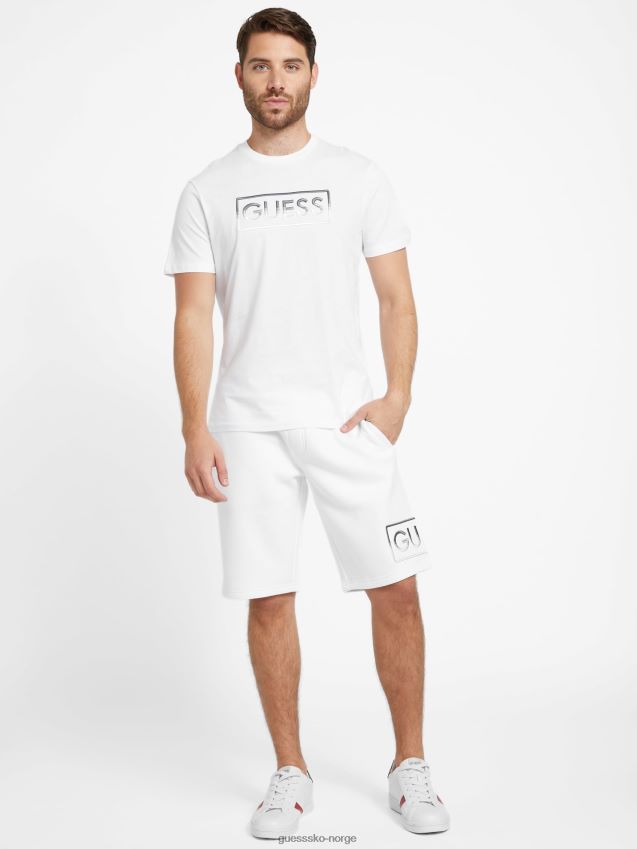 Guess ren hvit hartley strikkeshorts Ren hvit menn F0LJ808444