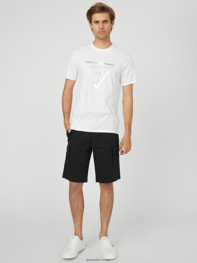 Guess bolton logo crew ren hvit Ren hvit menn F0LJ808485