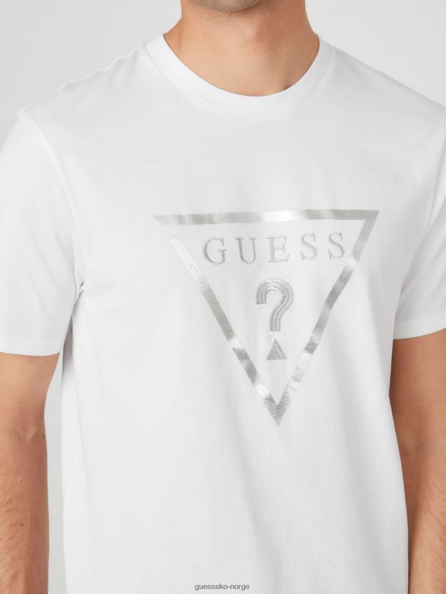 Guess bolton logo crew ren hvit Ren hvit menn F0LJ808485