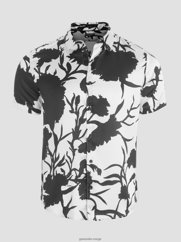 Guess luksuriøs skyggeskjorte med blomstertrykk skygge blomsterprint menn F0LJ8010598