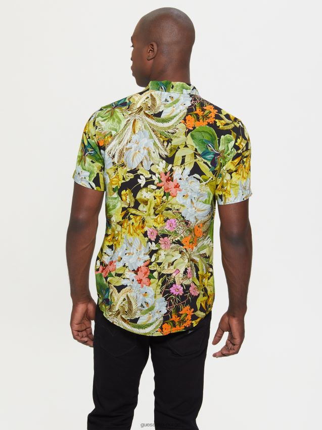 Guess storybook floral øko storybook skjorte historiebok floral menn F0LJ8010699