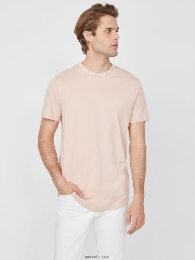 Guess vapor rose ronnie logo crewneck damp steg menn F0LJ808459