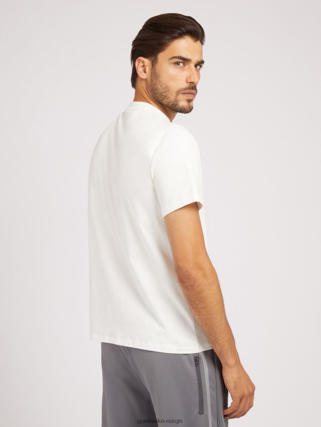 Guess front lgo t-skjorte hvit hvit menn F0LJ80644