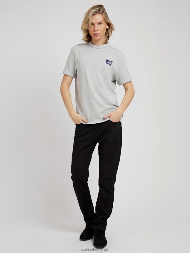 Guess front logo t-skjorte grå multi grå multi menn F0LJ801308