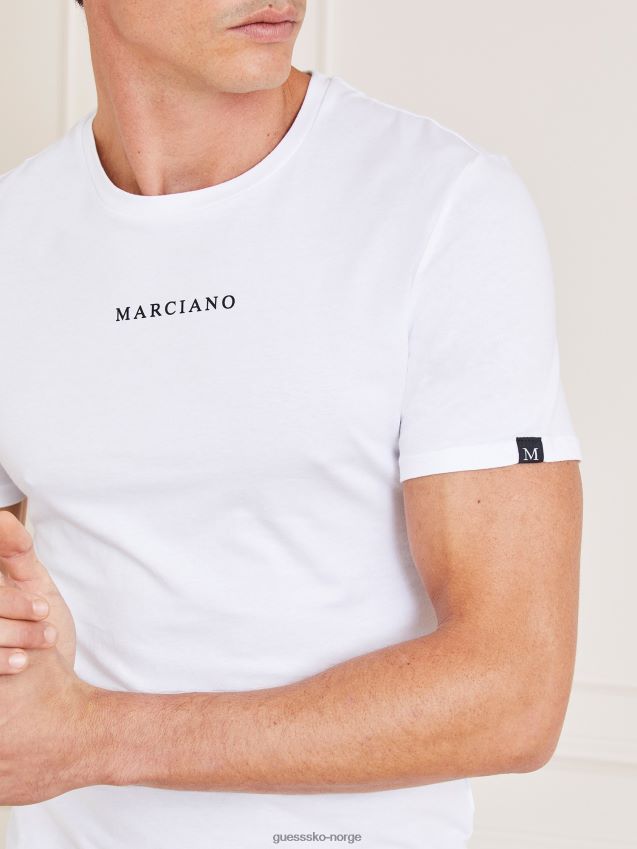 Guess hvit marciano slim t-skjorte hvit menn F0LJ80847