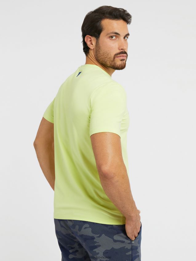 Guess lgo grønn t-skjorte foran grønn menn F0LJ80594