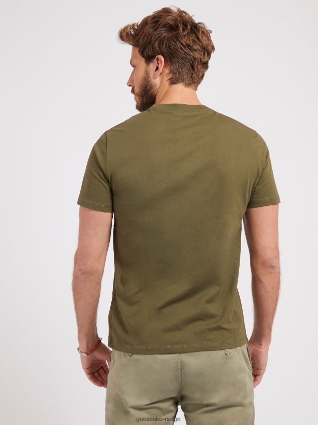 Guess normal passform t-skjortemenn F0LJ80298