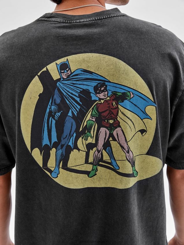 Guess svart multi batman t-skjorte med ryggtrykk svart multi menn F0LJ80678