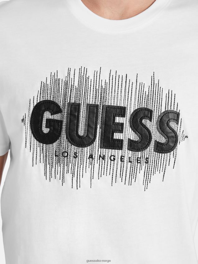 Guess berrie logo t-skjorte ren hvit Ren hvit menn F0LJ808499