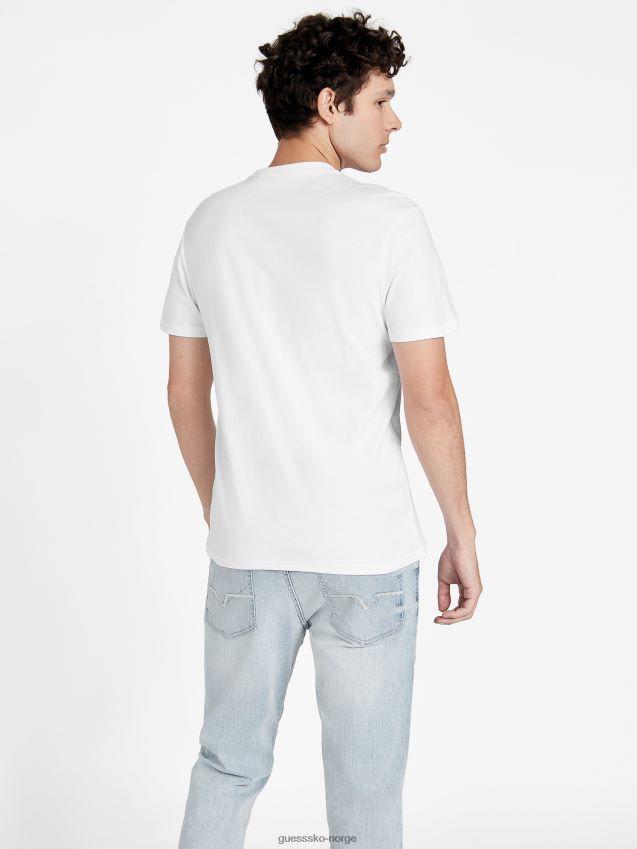 Guess berrie logo t-skjorte ren hvit Ren hvit menn F0LJ808499