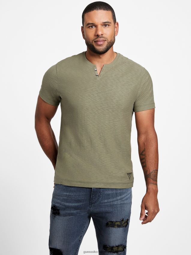 Guess d824 eco ricky split tee d824 menn F0LJ808235