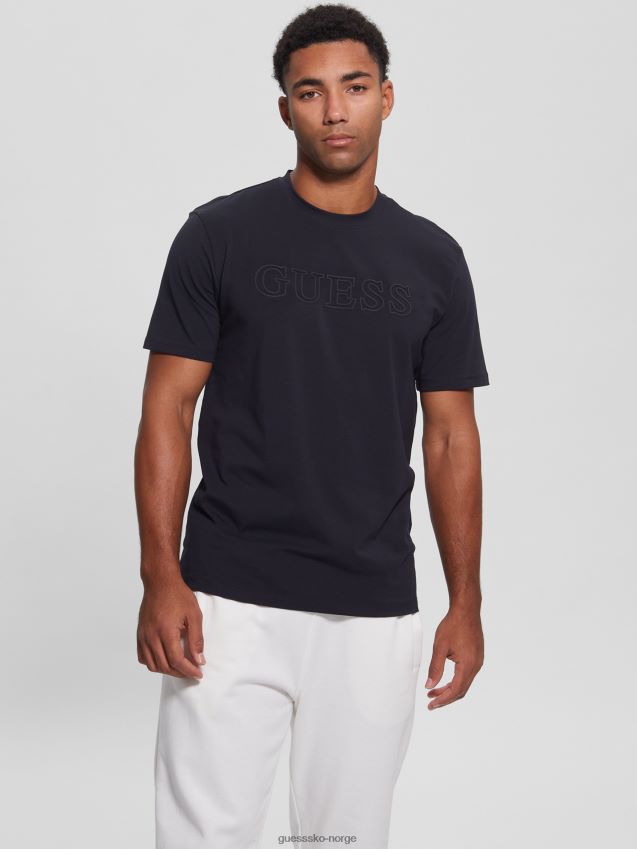 Guess eco alphy tee deep marine dyp marine menn F0LJ8010712